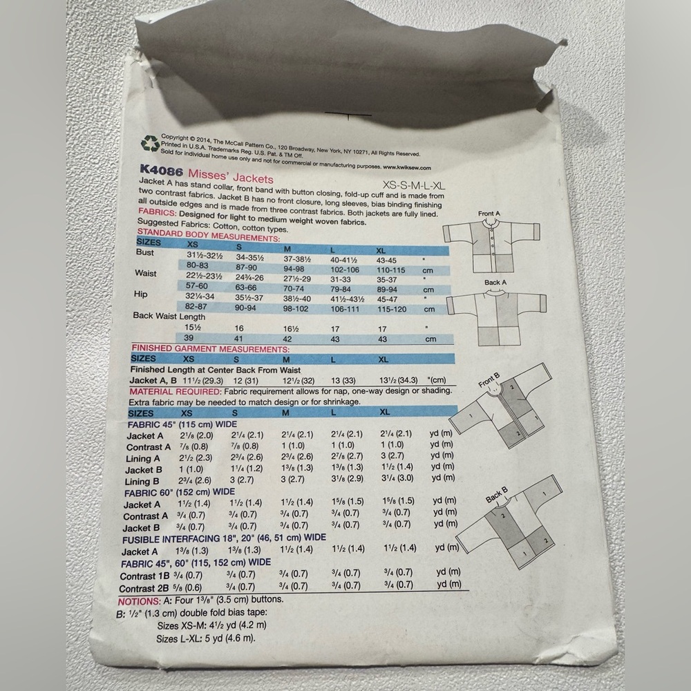 Colorful Patchwork Jacket Pattern for - Picture 4 of 5
